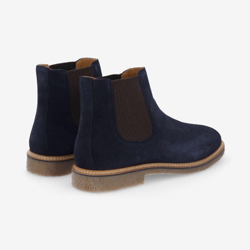 DUBLIN CHELSEA M - SUEDE -  BLEU NUIT